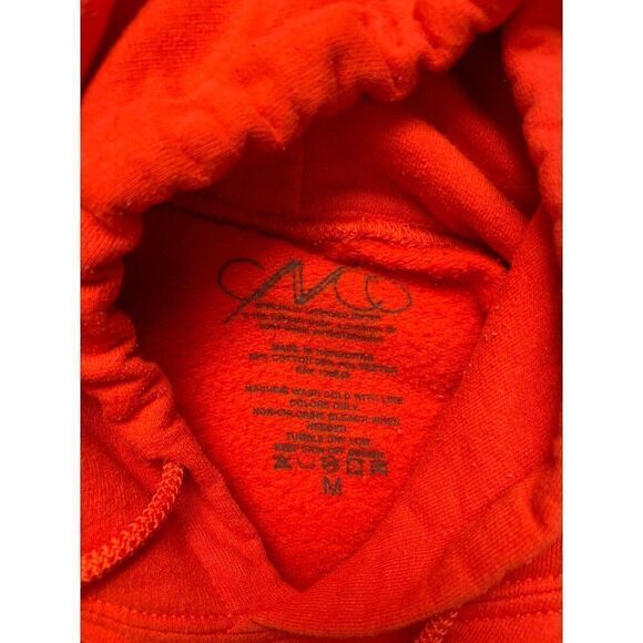 CNCO Que Quienes Somos Graphic Pullover Hoodie Men Medium Orange Music - Picture 5 of 6